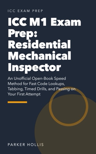 ICC M1 Exam Prep: Residential Mechanical Inspector book cover